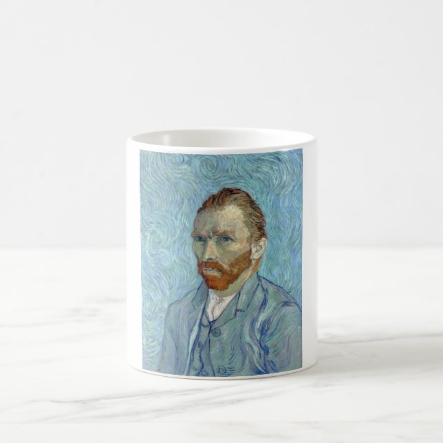 Caneca De Café Autorretrato, Vincent van Gogh, 1889 (Centro)