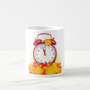 Caneca De Café Autumn Alarm Clock