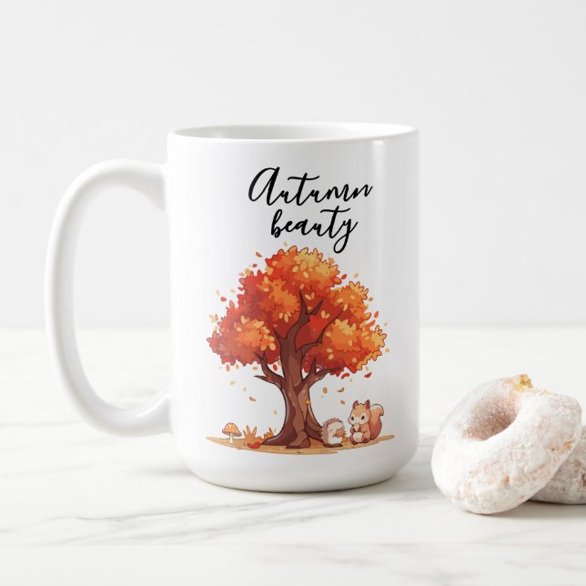 Caneca de café Autumn Beauty (Com Donut)