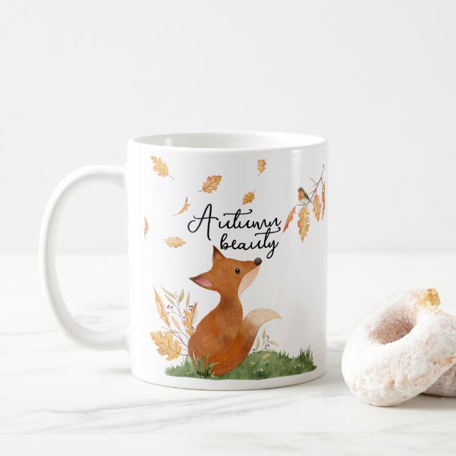 Caneca de café Autumn Beauty (Com Donut)