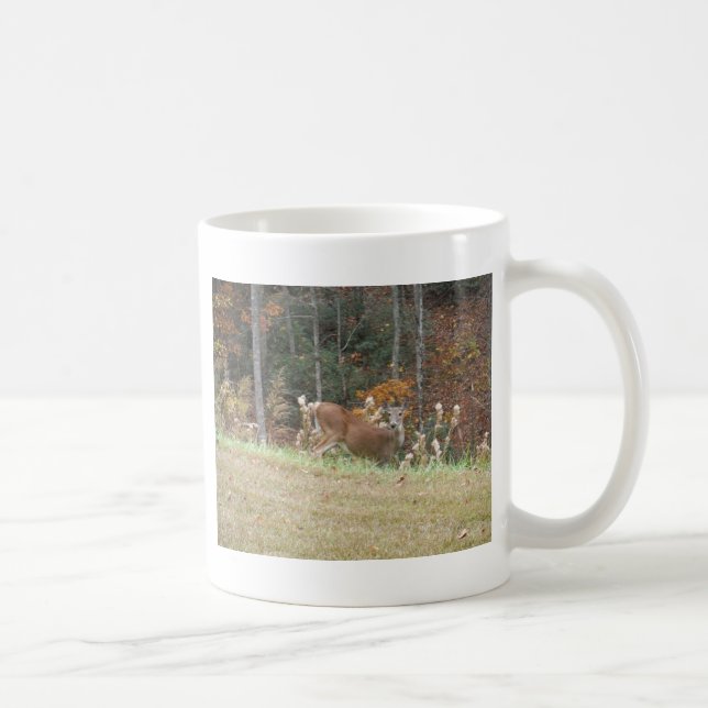 Caneca De Café Autumn Deer no lago Arrohouad GA (Direita)