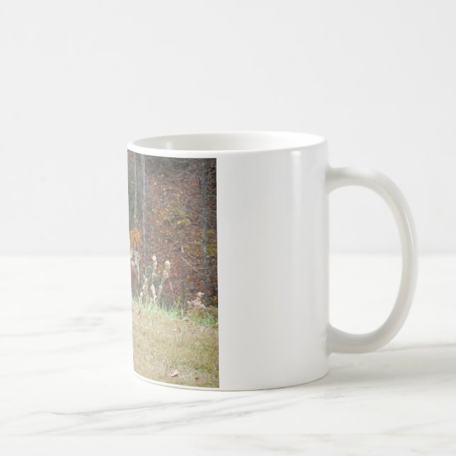 Caneca De Café Autumn Deer no lago Arrohouad GA (Direita)