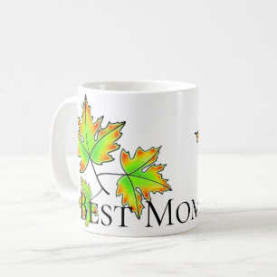Caneca De Café Autumn deixa elegante a melhor mãe botânica do out
