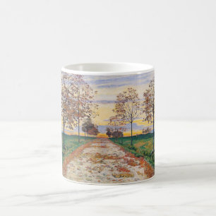 Caneca De Café Autumn Evening (por Ferdinand Hodler)