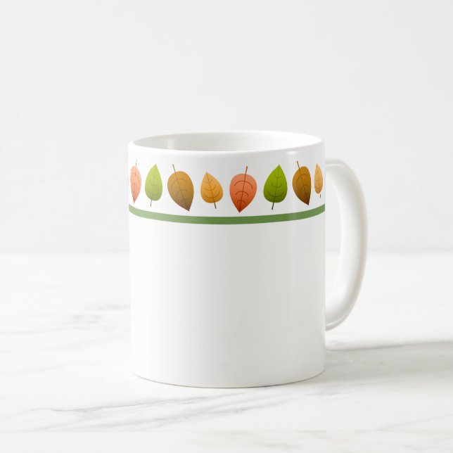 Caneca De Café Autumn Fall Deixa Mug (Frente Esquerda)