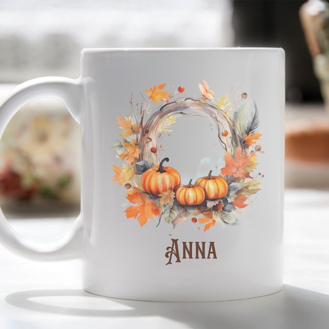 Caneca De Café Autumn Floral Mug (Criador carregado)