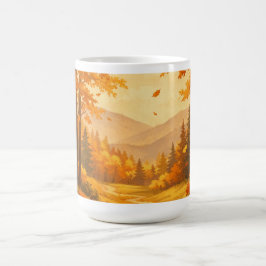 Caneca De Café Autumn Forest Nature Mug