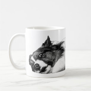 Caneca De Café Autumn Glow, Resting Corgi Sketch