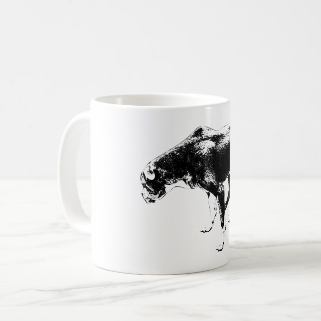 Caneca De Café Autumn Guardian em Tinta (Frente Esquerda)