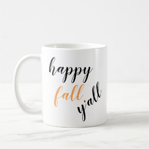 Caneca De Café Autumn Happy Fall Y - Trendy
