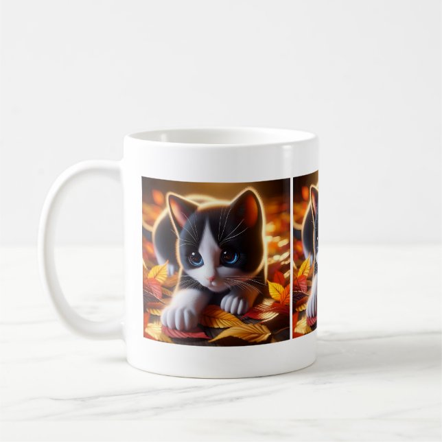 Caneca De Café Autumn Kitten Mug (Esquerda)
