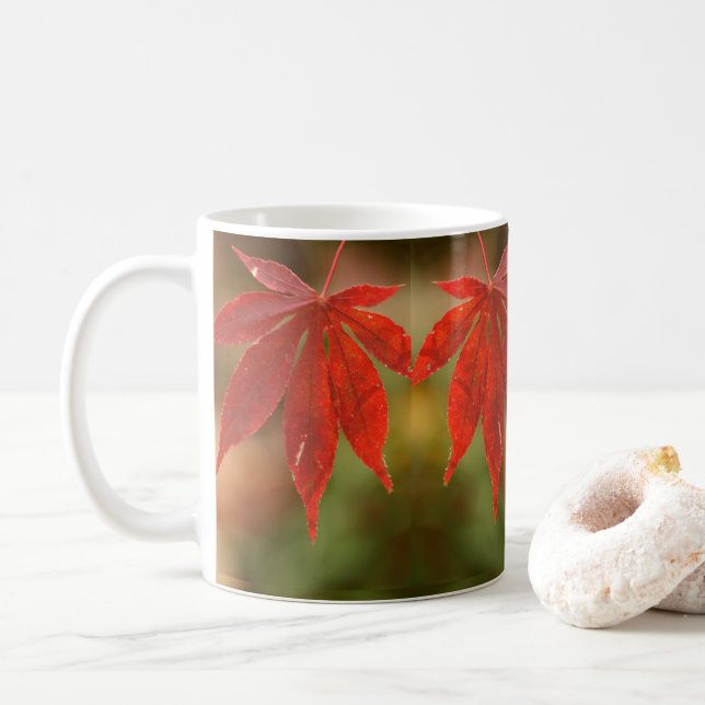 Caneca De Café Autumn Maple Deixa Mug (Com Donut)