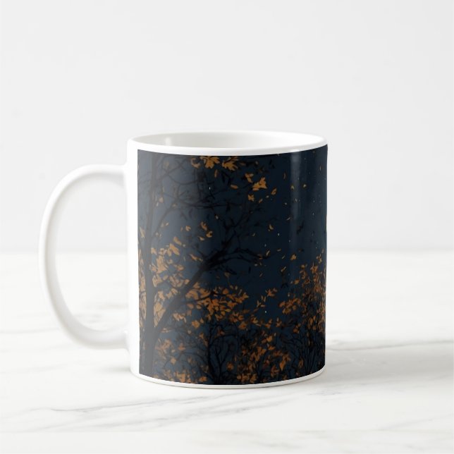 Caneca De Café Autumn Moonlit Night Mug (Esquerda)