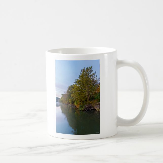 Caneca De Café Autumn Morning Lake Springfield (Direita)