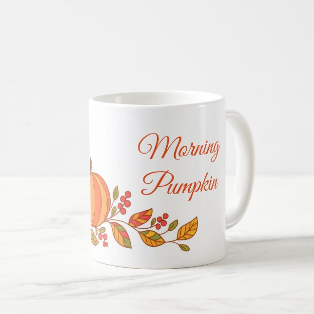 Caneca De Café Autumn Mug Pumpkin (Frente Esquerda)
