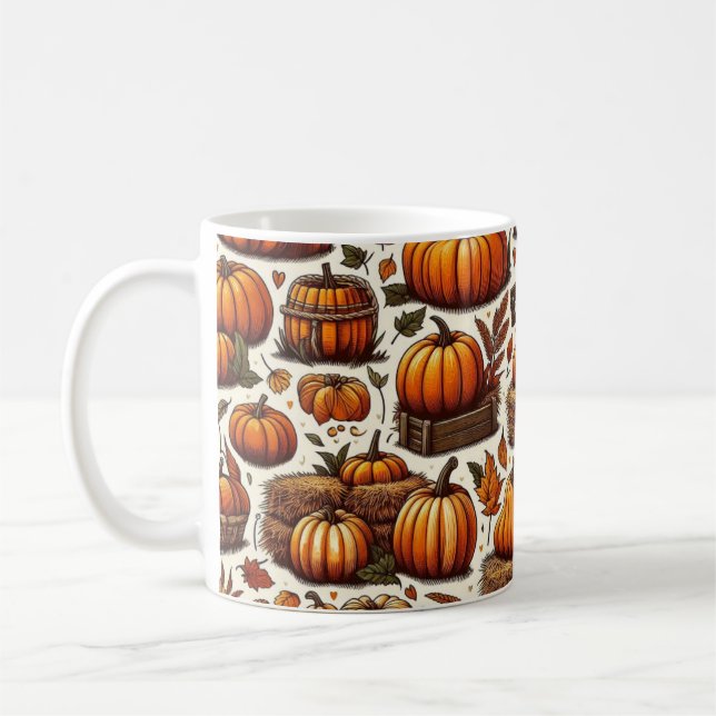 Caneca De Café Autumn Pumpkin Mug (Esquerda)