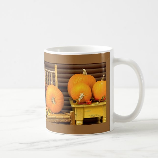 Caneca De Café Autumn Pumpkins (Direita)