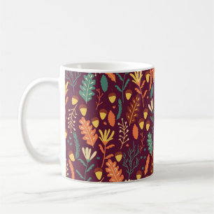 Caneca De Café Autumn Red Vintage Motif
