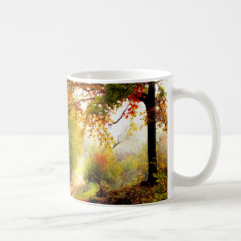 Caneca De Café Autumn Sai Sobre O Country Lane