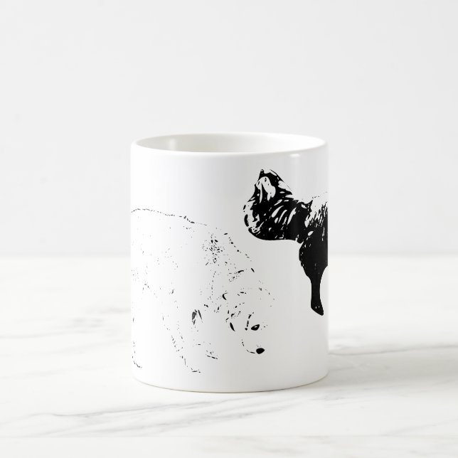 Caneca De Café Autumn Scent Patrol, Dois Cães (Centro)