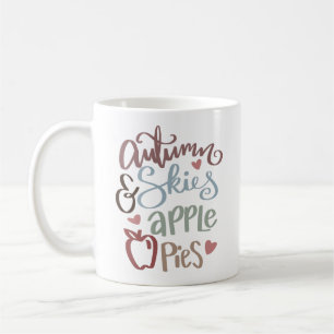 Caneca De Café Autumn Skies and Apple Pies Autumn
