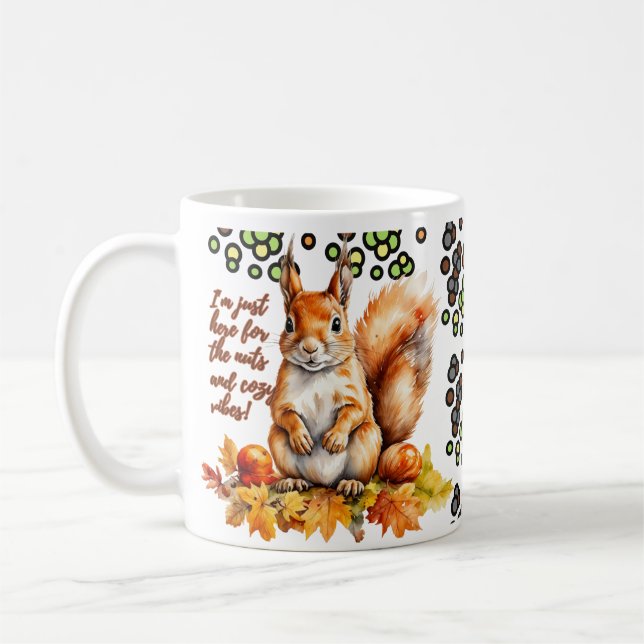 Caneca De Café Autumn Squirrel's Nutty Adventure (Esquerda)