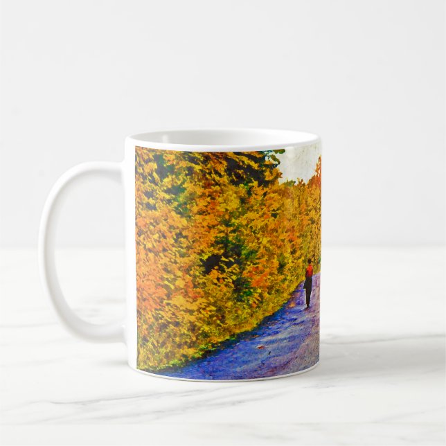 Caneca De Café Autumn Stroll (Esquerda)