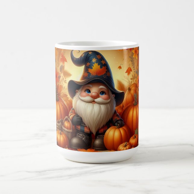 Caneca De Café Autumn Themed Apresentando Gnome e Bompkins (Centro)