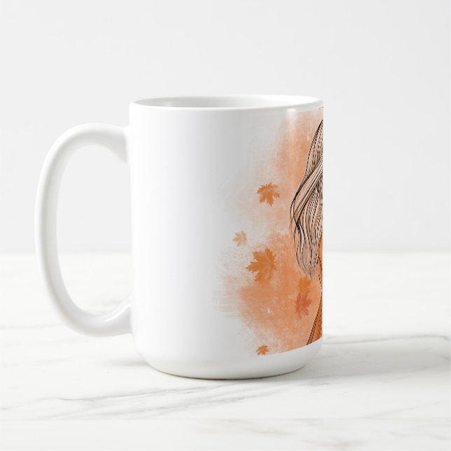 Caneca De Café Autumn Vibes Só Cai Na Moda (Esquerda)