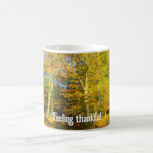 Caneca De Café Autumn Woods - Ação de Graças Personalizada