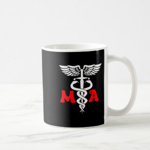 Caneca De Café Auxiliar médico ma cma enfermagem médico assistent