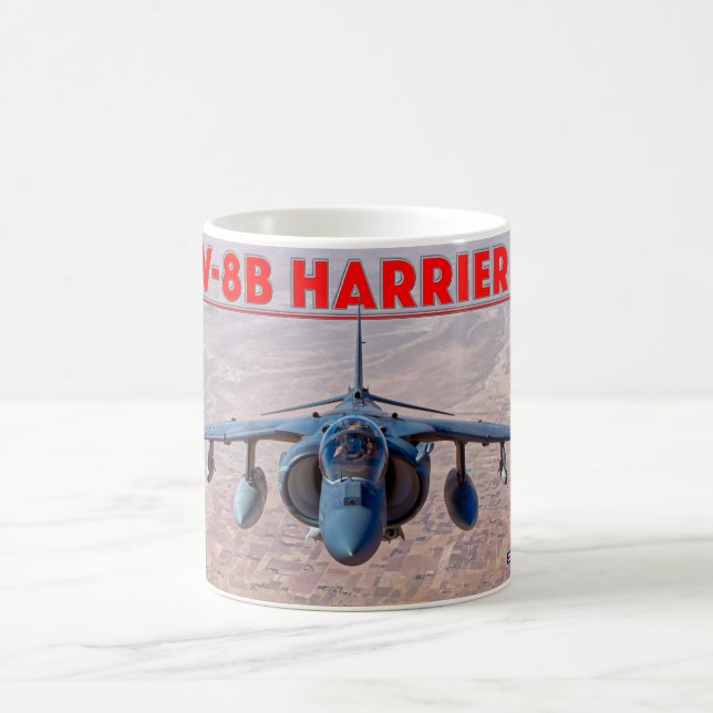 CANECA DE CAFÉ AV-8B HARRIER II (Centro)