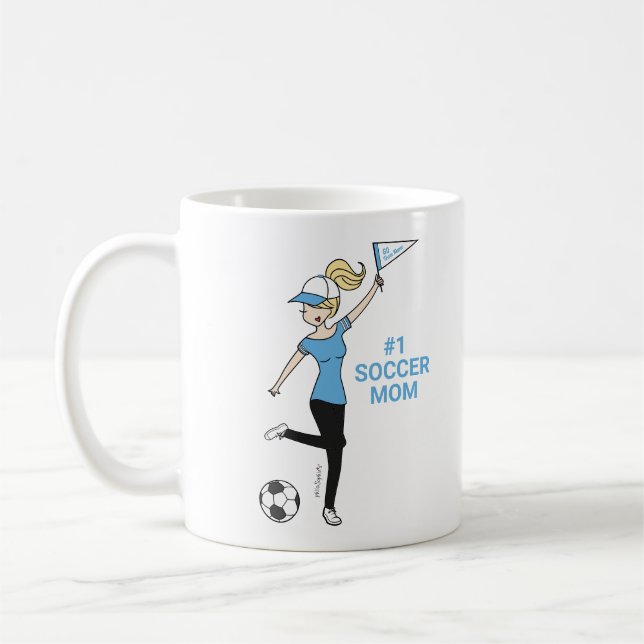 Caneca De Café Avatar Personalizado #1 Ventilador de Futebol (Esquerda)