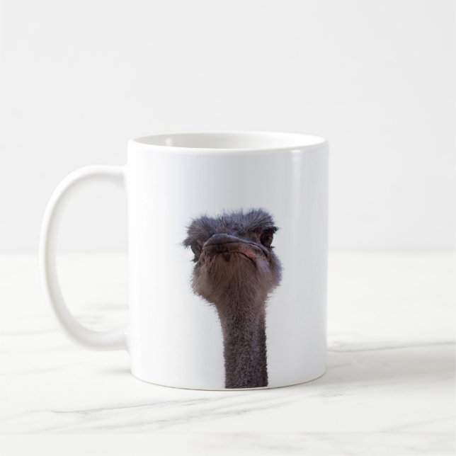 Caneca De Café Ave avestruz (Esquerda)