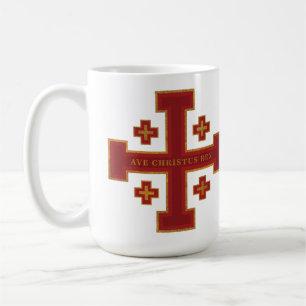Caneca De Café Ave Christus Rex