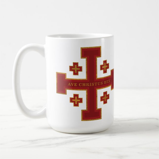 Caneca De Café Ave Christus Rex (Esquerda)