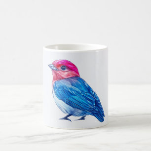 Caneca De Café ave colorida