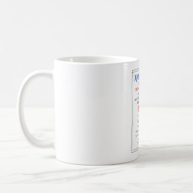 Caneca De Café Ave Maria Mug (Esquerda)