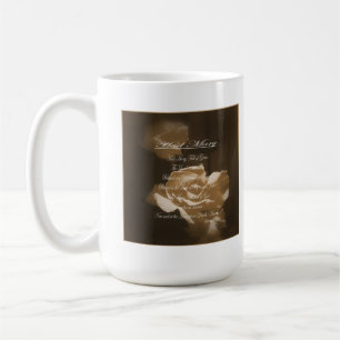 Caneca De Café Ave Mary Prayer