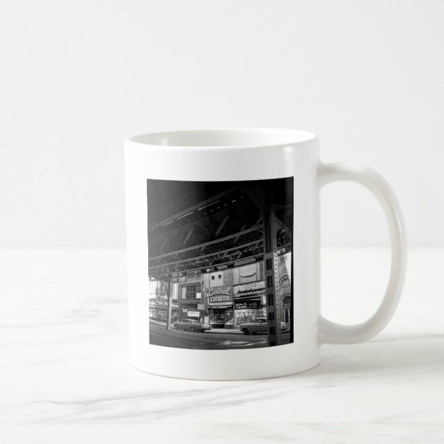 Caneca De Café Avenida Chicago Wabash, maio de 1961 - Carros de C (Direita)