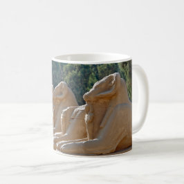 Caneca De Café Avenida Esfinges no Templo de Karnak - Egito
