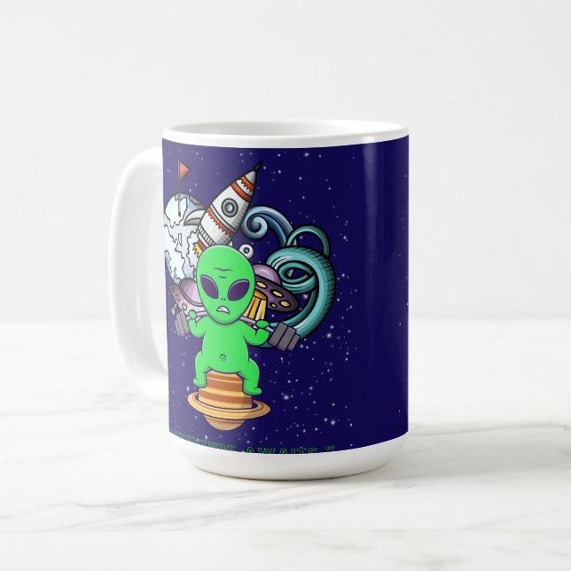 Caneca De Café aventura à espera (Frente Esquerda)