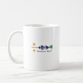 Caneca De Café Aventura Começa