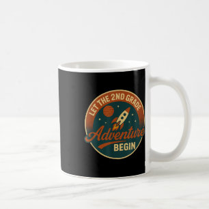 Caneca De Café Aventura da segunda série Foguete Crianças ou prof