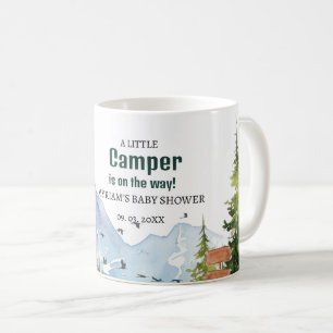 Caneca De Café Aventura de Animais da Floresta Chá de Bebê Camper