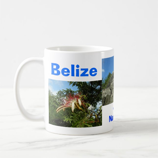Caneca De Café Aventura de Belize (Esquerda)