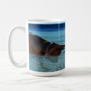 Caneca De Café Aventura De Caranguejo De german shepherd,
