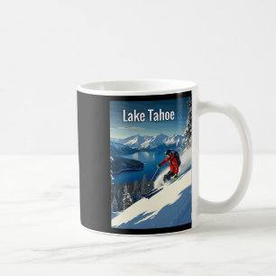 Caneca De Café Aventura de Esqui de Inverno no Lago Tahoe