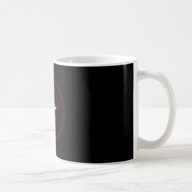 Caneca De Café Aventura divertida da mitologia grega circe's chur (Direita)