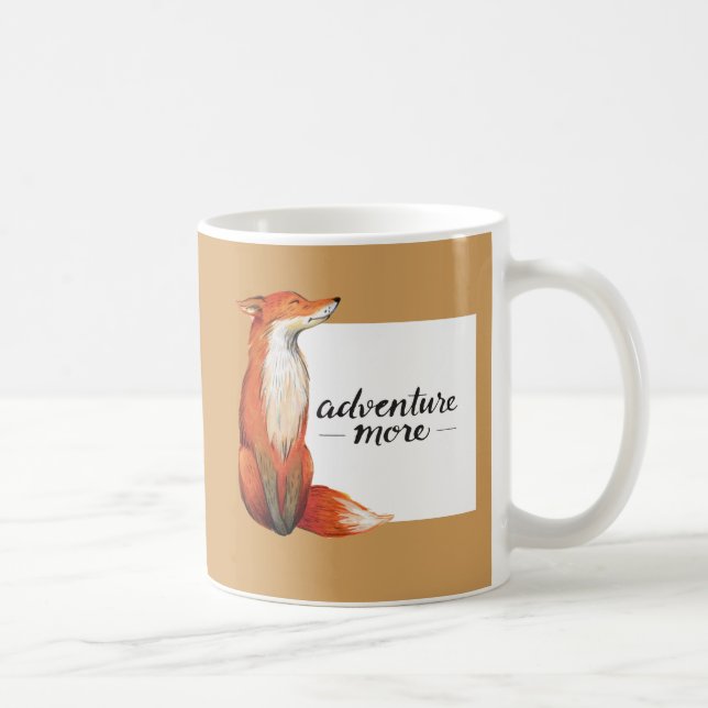 Caneca De Café aventura mais raposa (Direita)